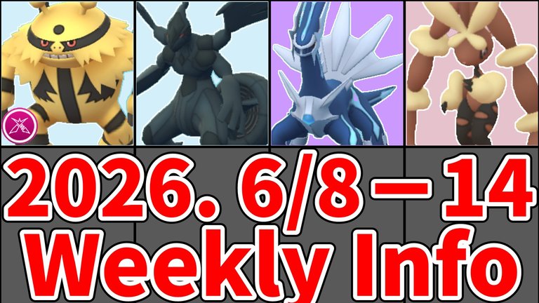 Pokémon GO Weekly Plan June 8–14, 2026
